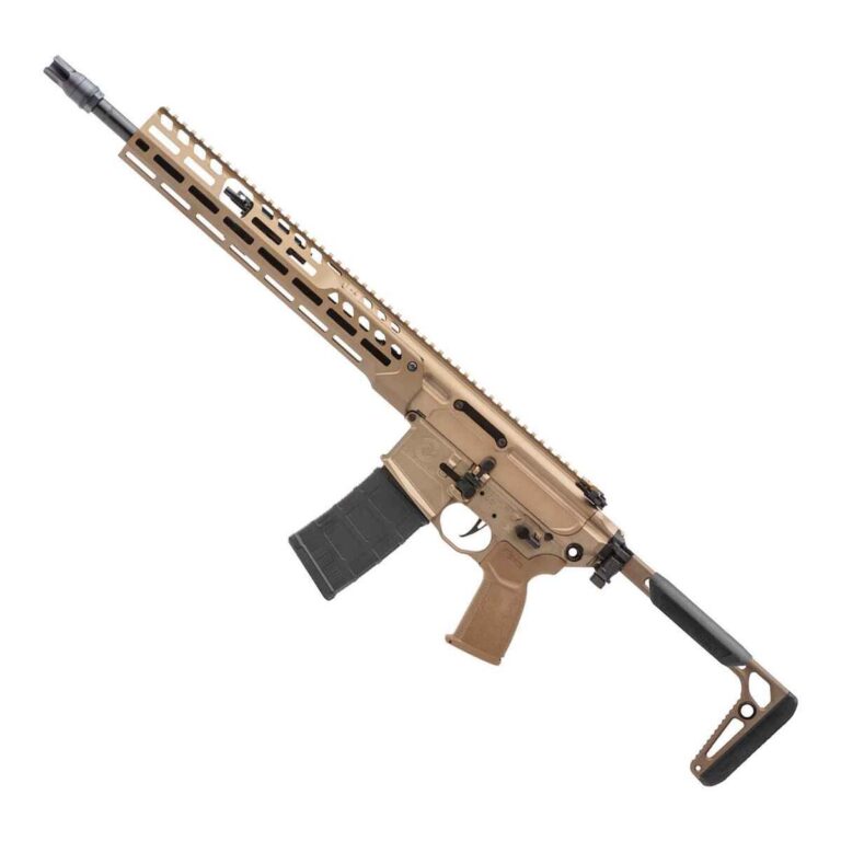 Sig Sauer Mcx Spear Lt Mm Nato In Coyote Cerakote Black Semi