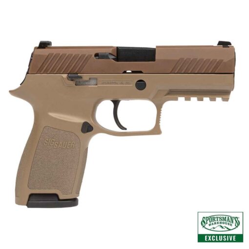 sig sauer p320 nitron compact 9mm luger 39in coyote brown pistol 151 rounds 1763256 1