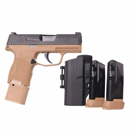 sig sauer p365 tactical package 9mm 31in blackcoyote pistol 151 rounds 1703561 1