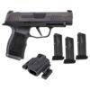 sig sauer p365xl tacpac 9mm luger 37in blackened steel pistol 121 rounds 1763254 1 1