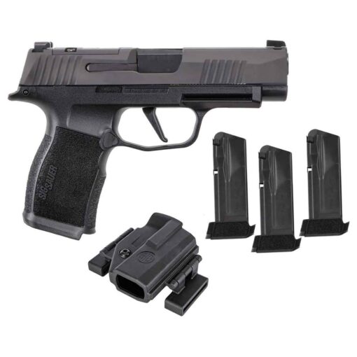 sig sauer p365xl tacpac 9mm luger 37in blackened steel pistol 121 rounds 1763254 1